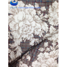 Tissu de canapé d&#39;impression à motifs floraux à café Espresso (BS8129-1)